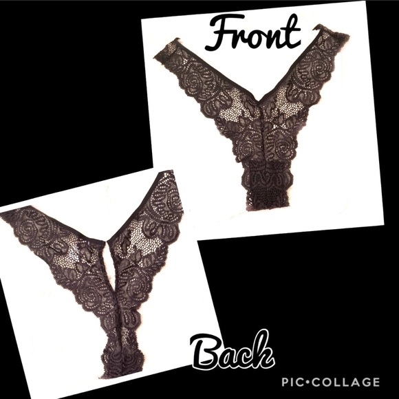 Victoria’s Secret Black Mesh Lace lingerie Small - Picture 6 of 7